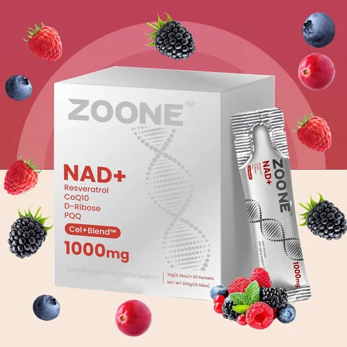 Vista 6 de Suplemento de resveratrol NAD, suplemento líquido NAD+ de 1000 mg, con ribósido de nicotinamida, resveratrol y PQQ, suplementos NAD para hombres