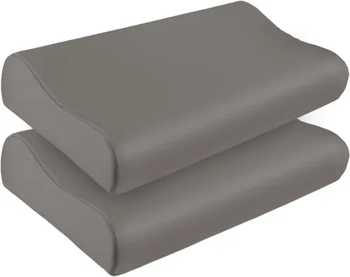 Vista 20 de THXSILK 19 Momme - Funda de almohada 100% seda de morera para almohada de espuma viscoelástica de contorno, funda de almohada cervical, paquete de 1