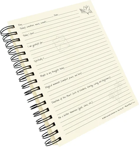 Vista 4 de Write it Down series by Journals Unlimited, Guided Journal, Inspirations, A Gratitude Journal, tamaño completo 7.5 x 9 pulgadas, tapa dura de papel
