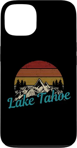Vista 7 de Lake Tahoe California USA Vintage Souvenir Case for iPhone 16