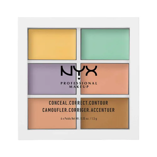 Vista 9 de NYX PROFESSIONAL MAKEUP Paleta de sombras, ocultar, corregir – Luz