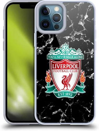 Vista 62 de Oficial LIVERPOOL Football Club 2017/18 Mármol Soft Gel Case para iPhone de Apple 7 Plus/8 PLUS Escudo negro.