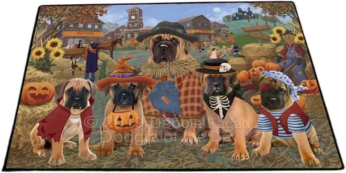 Vista 16 de Doggie of the Day Bullmastiff Dogs Floor Mat - 4th of July Independence Day - Best Dog Doormat - Protector Decor - Unique Portrait Art - Premium