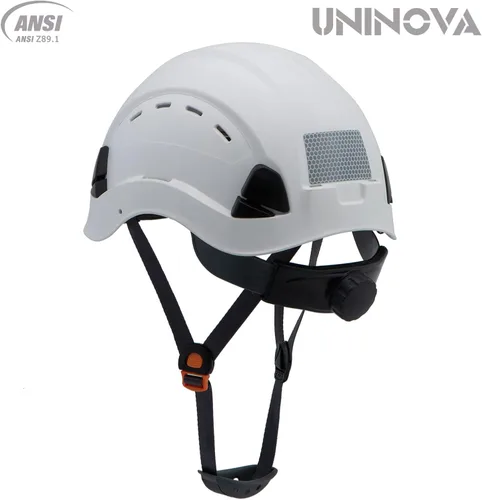 Vista 2 de Casco duro OSHA con visera ANSI Z89.1 aprobado ventilado casco de seguridad Cascos De Construcción