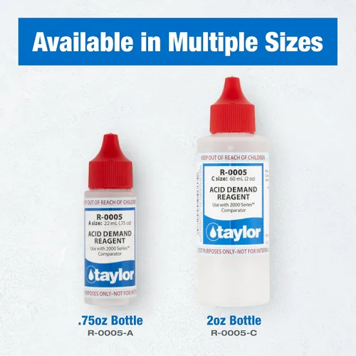 Vista 4 de Taylor R-0005-A-24 Reactivos de reemplazo Demanda de ácido 5, como se muestra