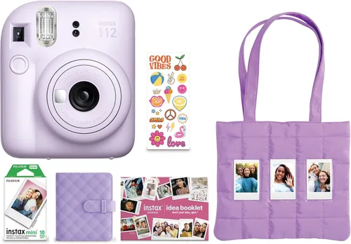 Vista 5 de Fujifilm INSTAX MINI 12 Blue Bundle 2025