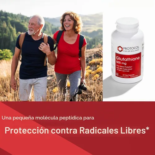 Vista 3 de PROTOCOL FOR LIFE BALANCE Glutatión 500 mg, Cardo Mariano, 60 Cápsulas