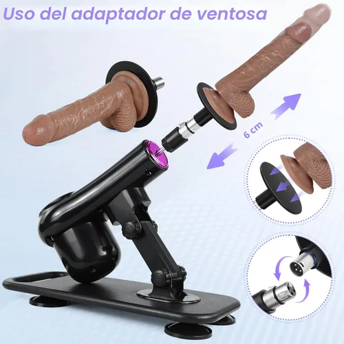 Vista 4 de Máquina sexual ANNGEOK Máquina de consolador automático de empuje sexual