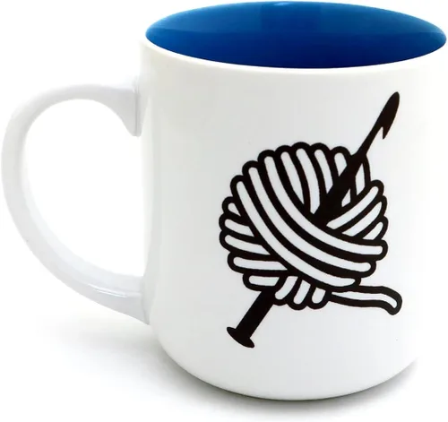 Vista 2 de Taza "I Crochet So I Don't Choke People