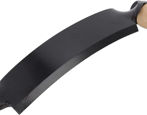 Vista 8 de Fdit HRC 30 Cuchillo curvo de acero de tungsteno duradero, herramienta de afeitado curvada, herramienta de descortezado para carpintería, cuchillo