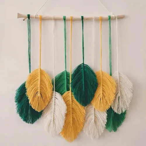 Vista 7 de Cordón de algodón para macramé de 0.079 pulgadas x 219 yardas, hilo torcido de 4 hebras, cuerda de algodón natural, suministros perfectos
