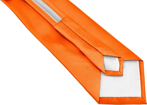 Vista 3 de Moda Di Raza Lazos de cremallera para hombres, corbatas de microfibra tejidas con cremallera, corbata de cuello con acabado de seda satinada