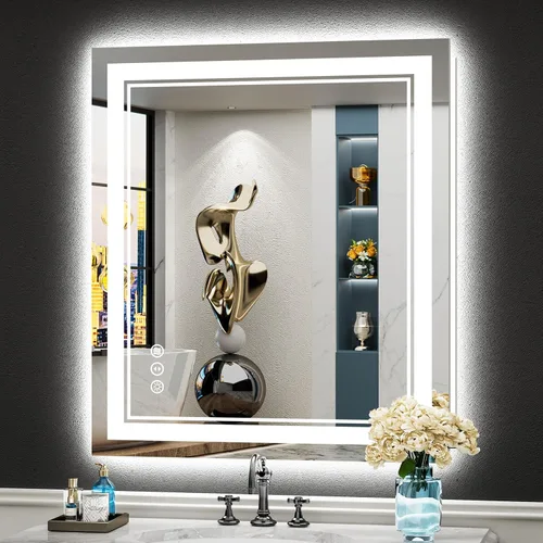 Vista 54 de 24x32 LED Bathroom Mirror, Backlit & Front Lit Lighted Mirror Retroiluminado+luz frontal