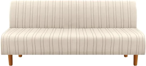Vista 45 de H.VERSAILTEX Fundas de Loveseat de Alta Elasticidad, Funda de Sofá de 1 Pieza Antideslizante con Parte Inferior Elástica, Fundas de Sofá Gruesas