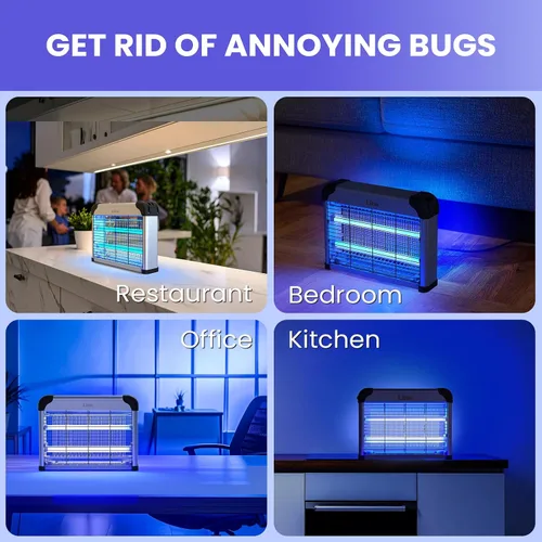 Vista 7 de LiBa Bombilla de repuesto para lámpara UV de 10 W - Tubos de luz, compatible con lámpara electrónica para mosquitos de interior de 20 W, adecuada