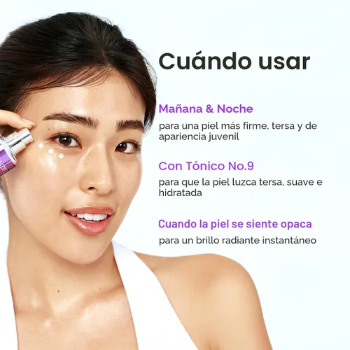 Vista 8 de numbuzin No.9 NAD+ suero de elevación de péptidos para cara y cuerpo, reafirmante y arrugas, 50 esencia peptídica para piel flácida, líneas finas