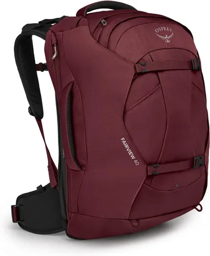 Vista 15 de Osprey Fairview 40L Mochila de viaje para mujer, color negro