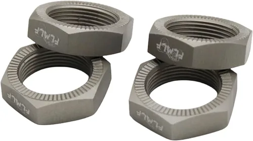Vista 6 de FLMLF Juego de tuercas de rueda de aluminio para 1/5 escala Hpi RV Km Baja 5b RC piezas de automóvil (negro)