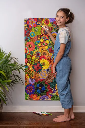 Vista 5 de SJPRINTER Póster gigante para colorear para niños y adultos, diversión creativa para aulas, centros de atención, escuelas, grupos y familias