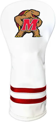 Vista 44 de Team Golf NCAA Funda para Cabeza de Palo de Golf Fairway Vintage Blanca, Diseño que se Ajusta a la Forma, Diseño Retro