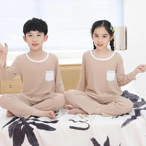 Vista 5 de TBUIALL Traje de bebé niña para niños pequeños PrimaveraVerano Nuevo policromado para niños Casual Home Furnishing Long Outfits