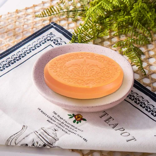Vista 5 de Newk Moldes de jabón ovalados de silicona, 6 cavidades, molde de jabón hecho a mano con patrones de flores mixtas para jabón de leche
