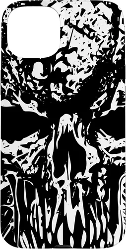 Vista 9 de Grindcore Occult Horror Skull Art Death Metal Thrash Metal Case for iPhone 16