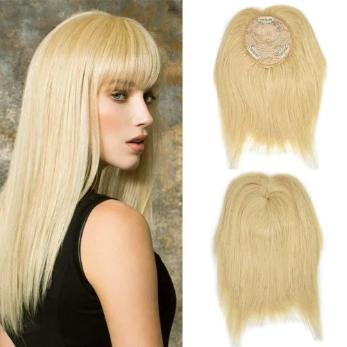 Vista 6 de Extensiones de cabello humano 100% real con clip, extensiones de cabello lacio de 13 pulgadas para mujeres (2# marrón oscuro)