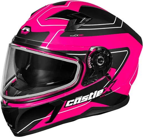 Vista 6 de Casco integral para nieve Castle X CX390 (negro mate - pequeño)