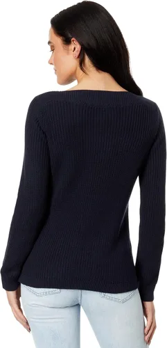 Vista 2 de Tommy Hilfiger Suéter diario con cuello barco para mujer