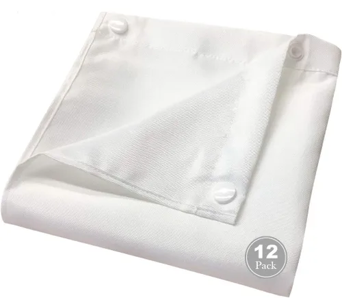 Vista 10 de FBTS Basic Repuesto de forro de cortina de ducha de poliéster blanco, forro extraíble de 70 x 54 pulgadas, 1 paquete