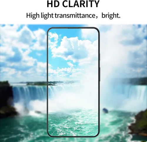 Vista 5 de Paquete de 4 protectores de pantalla exteriores de vidrio compatibles con Samsung Galaxy Z Fold 5 [solo el exterior] SM-F946U SM-F946U1 SM-F946B