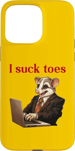 Vista 27 de Funda para iPhone 12 Pro Max Funny Feet Lover Lamiendo los dedos del pie Humor extraño I Chuck Toes