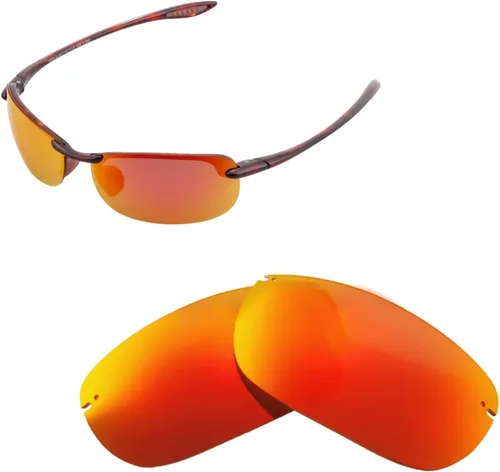 Vista 4 de Walleva Lentes de repuesto para lentes de sol Maui Jim Makaha - Múltiples opciones disponibles