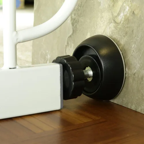 Vista 6 de vmaisi Protector de pared para puerta de bebé, protege las paredes y puertas de las puertas de mascotas y perros, puerta montada a presión