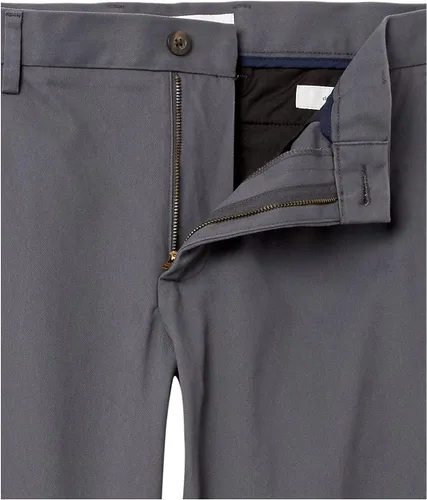 Vista 7 de Tienda Essentials Pantalón chino de corte clásico, resistente a las arrugas, sin pinzas, para hombre (disponible en tallas grandes y altas)