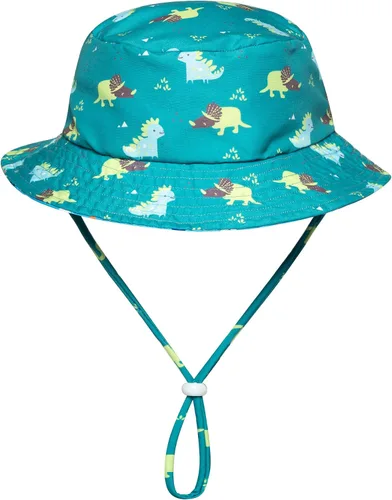 Vista 4 de Traje de baño de 3 piezas para niños pequeños y bebés, traje de baño de manga larga con gorro