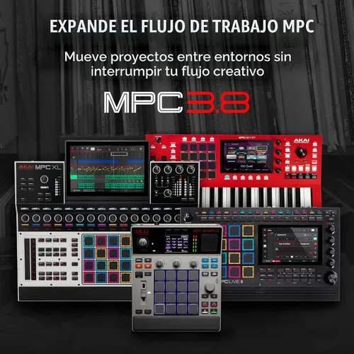 Vista 7 de Akai Professional Muestreador portátil de la muestra de MPC