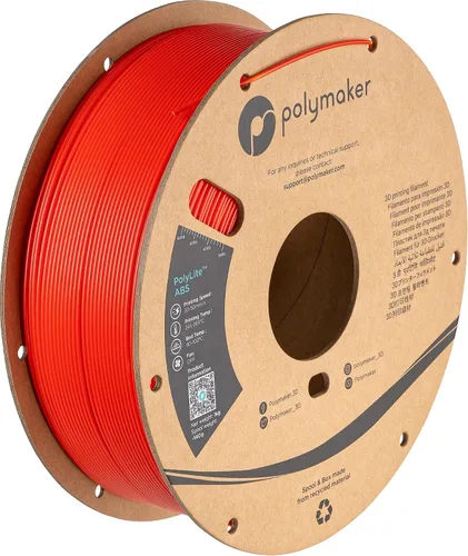 Vista 48 de Polymaker Filamento ABS Pro para impresora 3D de 0.069 pulgadas, color negro, ABS de grado de ingeniería de 2.2 lbs con alta resistencia al calor
