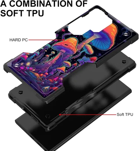 Vista 1001 de Funda para Galaxy A14 5G, [Doble Capa][Protección contra Caídas de Grado Militar de 10 Pies] [Antideslizante] Funda Resistente a Prueba de Golpes