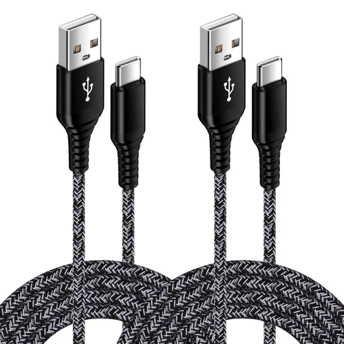 Vista 11 de Cable USB C S25 Ultra Samsung [2 unidades, 3 pies] USB A a USB C Cable de carga Fast Charging Cord Type C Compatible with Galaxy S26 Ultra S25 FE