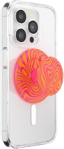 Vista 10 de Agarre para teléfono PopSockets con patas de apoyo extensibles, PopSockets para teléfono, PopGrip, Into The Woods - Camo Flow Sujeción segura