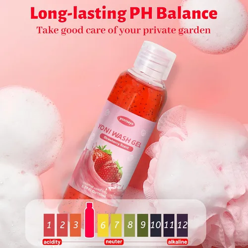 Vista 5 de Yoni Wash - 2 unidades de lavado femenino natural para mujer, equilibrio de ph, lavado vaginal Yoni para hidratación íntima, desodorante