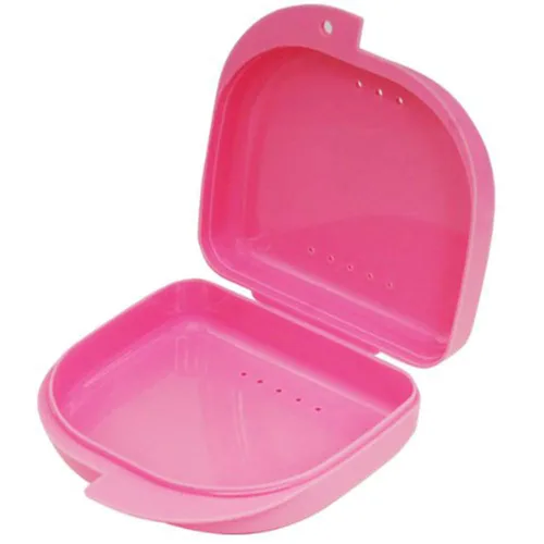 Vista 11 de AKOAK 2 fundas de almacenamiento de protección oral, funda de almacenamiento de dentaduras postizas, con orificio de ventilación, adecuada