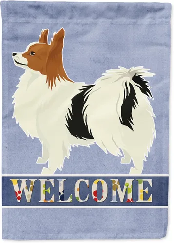 Vista 41 de Caroline's Treasures CK3704GF Bandera de jardín de bienvenida de Akita Shepherd Black and Tan - Bandera decorativa para patio exterior, patio