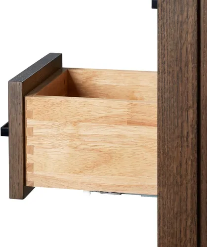 Vista 12 de ARIEL Cambridge tocador de baño con fregadero, madera maciza, encimera y protector contra salpicaduras de cuarzo blanco puro de 1.5 pulgadas