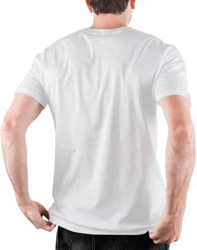 Vista 2 de Youth Mens Short-Sleeve T Shirts Hawaiian T Shirts Cotton Crewneck T-Shirt Tops Clothes for Men T-Shirts