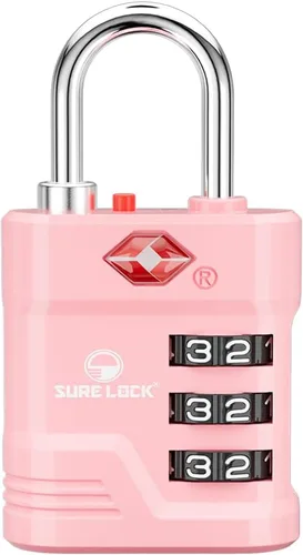 Vista 11 de Cerradura de equipaje aprobada por la TSA SURE LOCK Negro