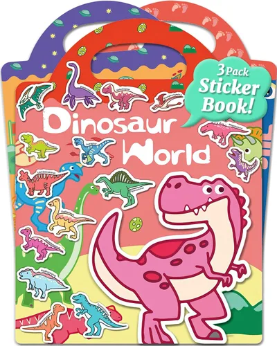 Vista 11 de Benresive - Libros de calcomanías reutilizables para niños de 2-4, libros de calcomanías para niños pequeños 1-3 y 2-4, juguetes de viaje Animal