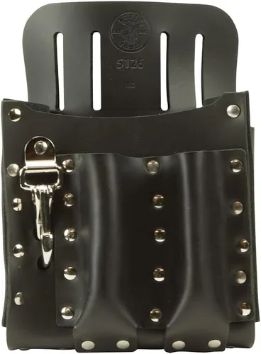 Vista 2 de Klein Tools 5125 bolsa de piel para herramientas, 5 bolsillos